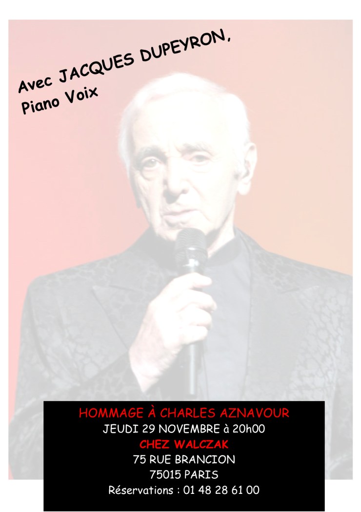 Hommage aznavour